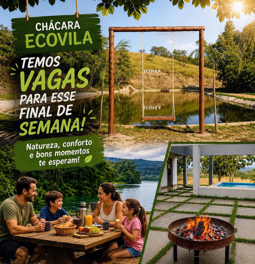 Chácara para temporada 