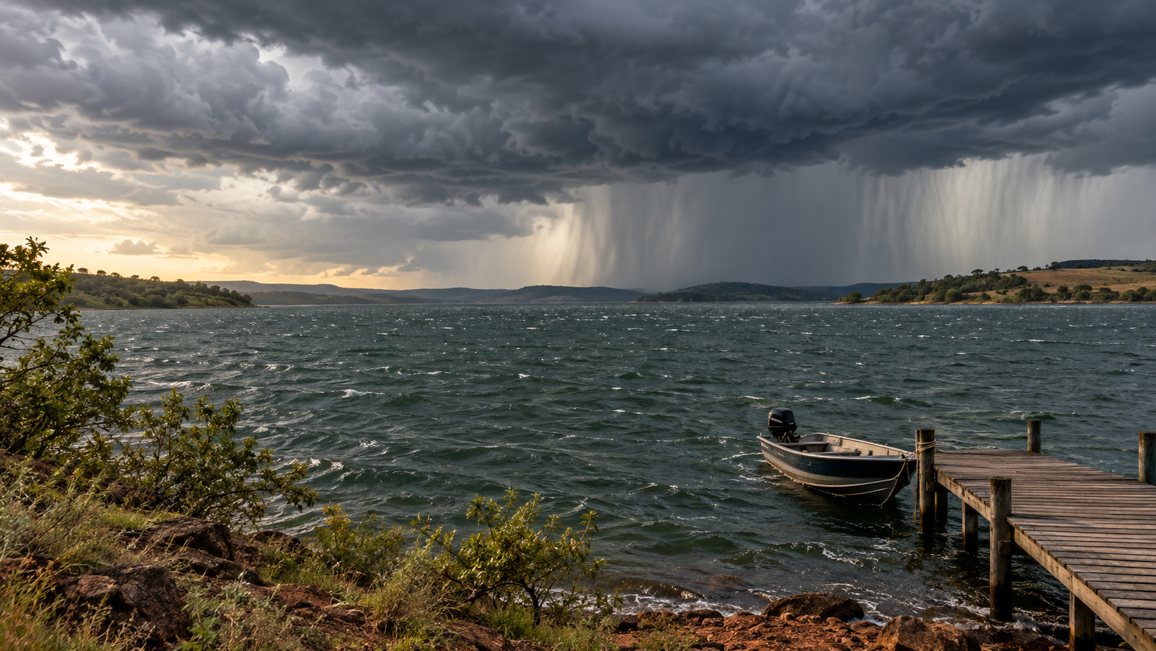 INMET emite alerta de tempestade para a região do Lago Corumbá IV